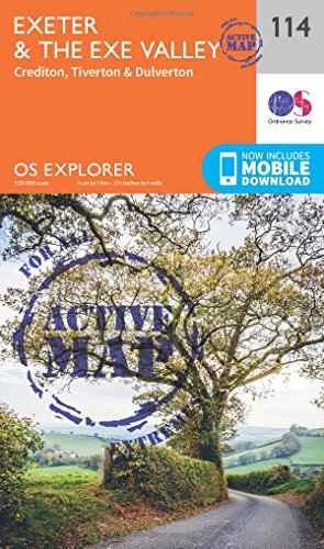 Exeter and the Exe Valley (OS Explorer Active Map)