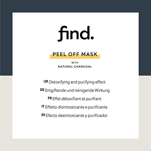 FIND - Mascarilla peel off de carbón, 100 ml