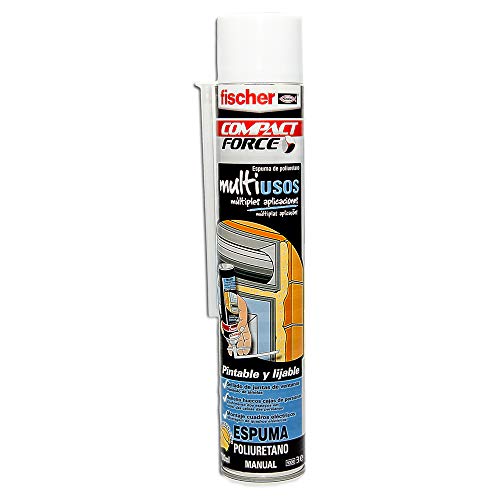 Fischer 98666, Espuma De Poliuretano Con Cánula Silicex, 750 ml