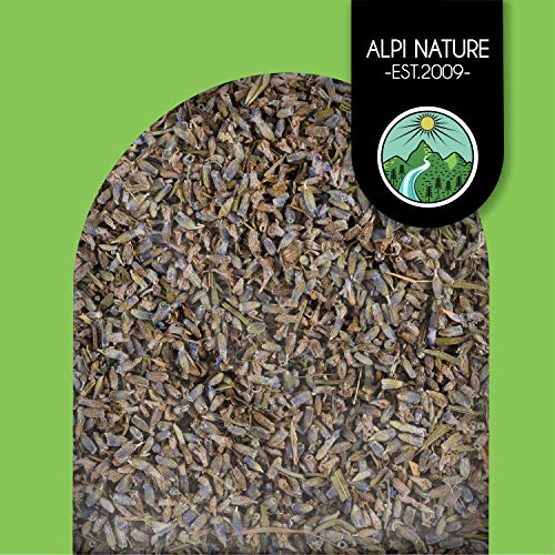 Flores de lavanda secas (250g), lavanda 100% natural, intensivas en fragancias, secas suavemente y sin aditivos para la preparación de té, bolsas de fragancia o decoración