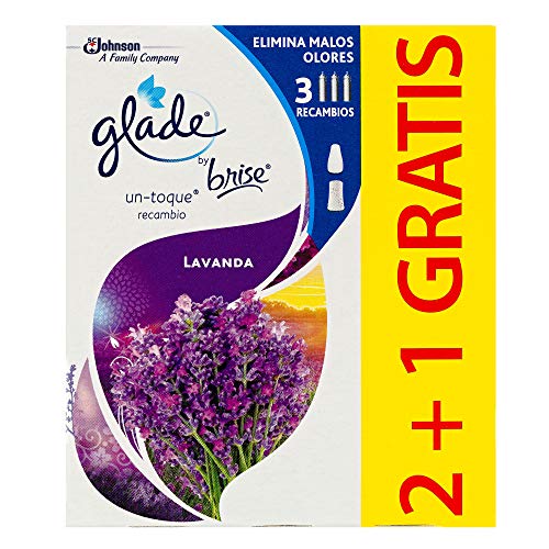 GLADE BY BRISE ambientador un toque lavanda recambio 3 uds