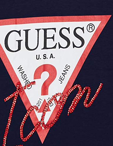 Guess SS Vn Icon tee Camiseta, Azul (Blue Jam G72g), X-Small para Mujer