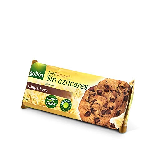 Gullón - Galleta chocolate chips sin azúcar Diet Nature- 125g