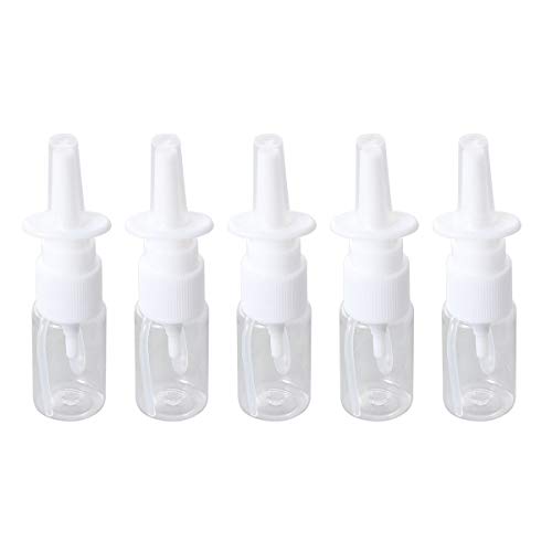 HEALLILY Botellas portátiles de Aerosol Nasal 10 ml Rinitis Niebla Botella de Aerosol Nasal 5 Piezas