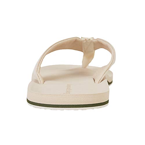 HEVA Chanclas para Hombre Piscina Sandalias Flip-Flop(40EU Amarillo Beige)