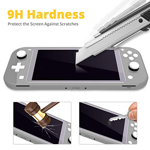 HEYSTOP Protector de Pantalla para Nintendo Switch Lite (2 Pack), Cristal Templado Pantalla - [Luz Anti-Azul, Sin Burbujas, HD, a Prueba de Rotura, arañazos-Resistente y de fácil instalación]