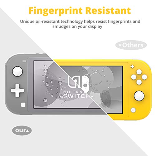 HEYSTOP Protector de Pantalla para Nintendo Switch Lite (2 Pack), Cristal Templado Pantalla - [Luz Anti-Azul, Sin Burbujas, HD, a Prueba de Rotura, arañazos-Resistente y de fácil instalación]