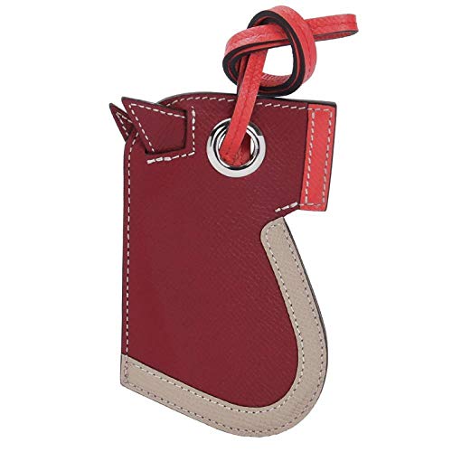 Hilo,Armadura,Cabeza de Caballo,Bolso de Montaje,Palma de Vaca,Llave de Enganche del Auto,Accesorios para Parejas, Arroz con dátiles/sandía Roja/Cartier