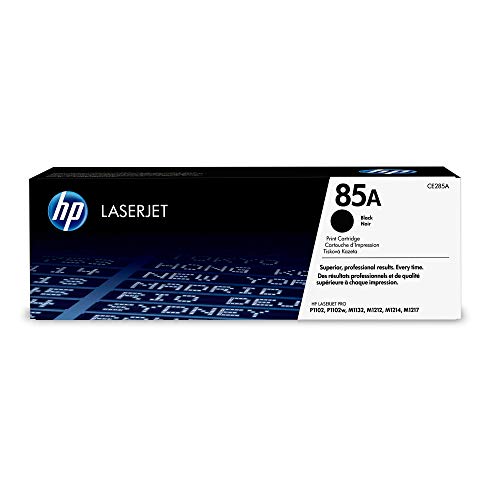 HP CE285A 85A Cartucho de Tóner Original, 1 unidad, negro