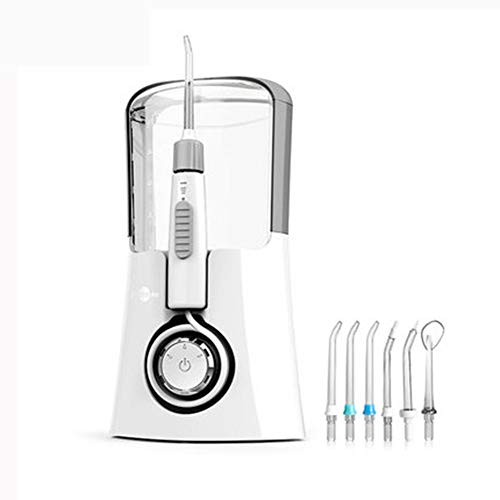 HSJDP Water Floss Hogares Plug-In Ortodoncia Oral Irrigador Limpieza de Dientes Limpiador de Dientes Impermeable Limpieza Blanqueamiento de Dientes Pulso 3 Modos