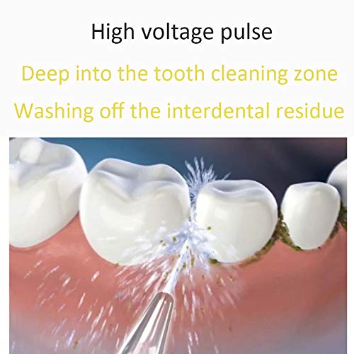 HSJDP Water Floss Hogares Plug-In Ortodoncia Oral Irrigador Limpieza de Dientes Limpiador de Dientes Impermeable Limpieza Blanqueamiento de Dientes Pulso 3 Modos