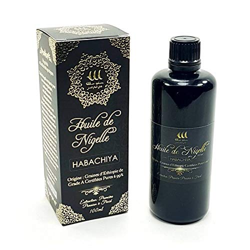 Huile de Nigelle Pure - Aceite puro de arañuela (Etiopía), prensado en frío, pureza excepcional, sin tratamiento químico, calidad cosmética y alimentaria, 100 ml