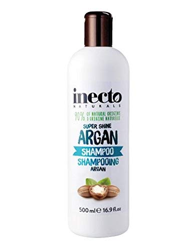 Inecto Argan Super Shine, Champú con aceite de Argan, 500 ml