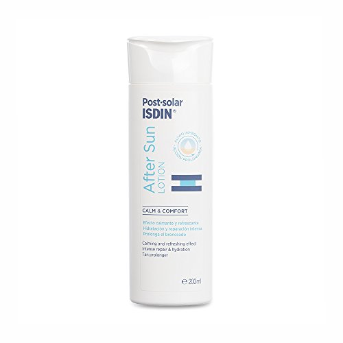 ISDIN After Sun Lotion, Efecto calmante y refrescante, hidratación y reparación intensa - 200 ml