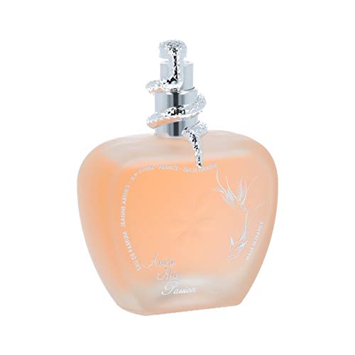 Jeanne Arthes Amore Mio Passion 100ml Mujeres - Eau de parfum (Mujeres, 100 ml, Envase no recargable, Mandarin, Frambuesa, Sparkling mandarin, Peach blossom, Raspberry, Jazmín, Orquidea, Peonía)