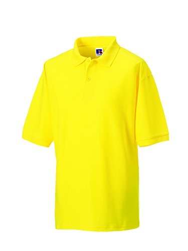 Jerzees - Polo clásico, Polo, Manga Corta, Unisex Adulto Hombre, Color Amarillo, tamaño XX-Large