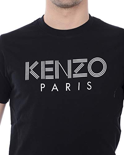 Kenzo Paris - Camiseta para hombre, color negro Negro Negro ( S