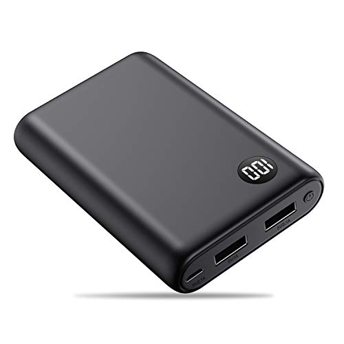 kilponen Power Bank 13800mAh Batería Externa Cargador Móvil Portátil Ultra Compacto 2 Salidas USB con Ultra Alta Capacidad para Huawei,Xiaomi Smartphones/Tablets Android y Más