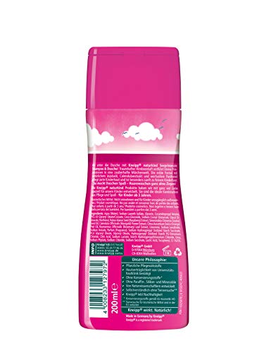 Kneipp naturkind Mar Princesa Champú y ducha Frambuesa, 6 pack (6 x 200 ml)