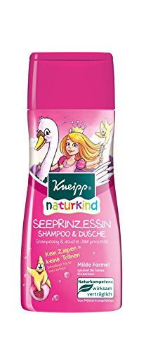 Kneipp naturkind Mar Princesa Champú y ducha Frambuesa, 6 pack (6 x 200 ml)