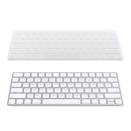 kwmobile Robusto, Protector Delgado Compatible con Teclado QWERTY (US) de Silicona para Apple Magic Keyboard