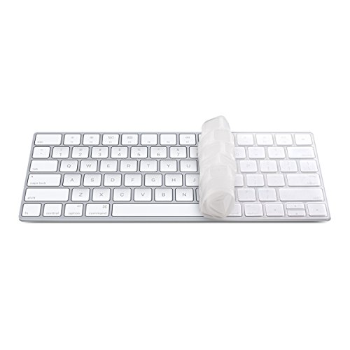 kwmobile Robusto, Protector Delgado Compatible con Teclado QWERTY (US) de Silicona para Apple Magic Keyboard