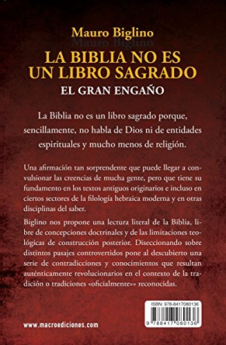 La Biblia no es un Libro Sagrado. El gran engaño (Nueva Sabiduría)