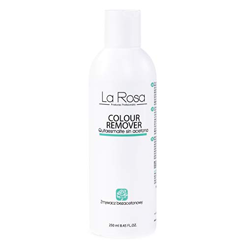 La Rosa Colour Remover Quitaesmalte Sin Acetona 250 Ml 250 ml