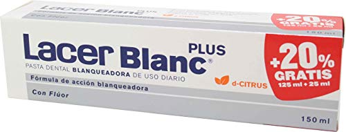 Lacer pasta dental blanqueadora 125ml + cepillo gratis