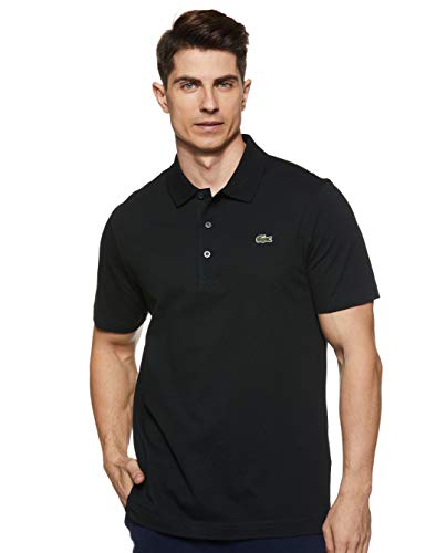 Lacoste L1230, Polo de Manga Corta para Hombre, Negro (Noir), XL (Talla del fabricante: 6)