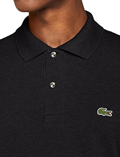 Lacoste L1313 Polo de Manga Larga, Negro (Cachou Chine), M (Talla del Fabricante: 4) para Hombre