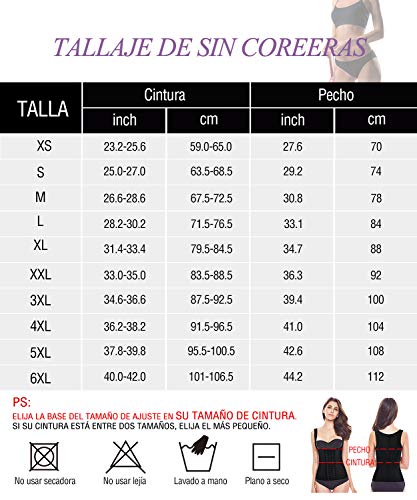 LaLaAreal Fajas Reductoras Corset Cincher Bustiers Corsé Adelgazantes de Cinturón Formación para Body Shaper Mujer