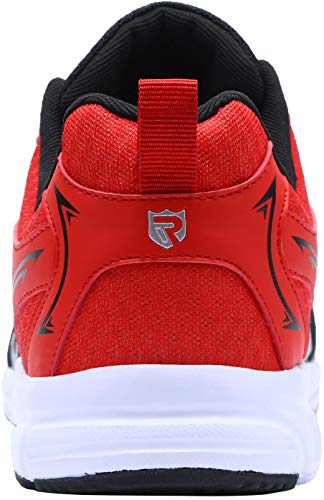 LARNMERN Zapatillas de Seguridad Hombres LM180105 SB Zapatos de Trabajo con Punta de Acero Ultra Liviano Suave y cómodo Transpirable(41 EU,Rojo)