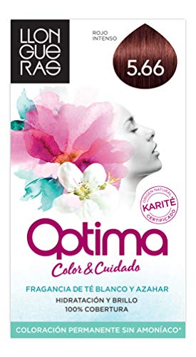 LLONGUERAS OPTIMA tinte Rojo Oscuro Intenso Nº 5,66 caja 1 ud