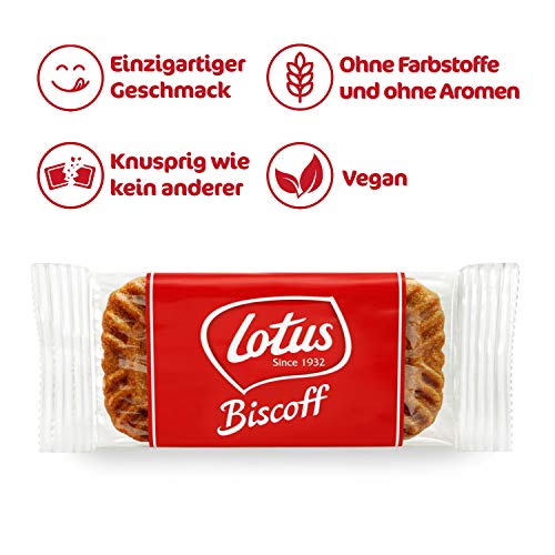 Lotus Biscoff Surtido de galleta caramelizada (300 galletas individuales) - 1875 gr. (23628)