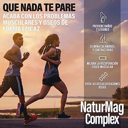 Magnesio Puro + Colágeno + Vitamina B6 | Elimina los Dolores Musculares y La Fatiga | 5 Sales de Magnesio Puras y Bioasimiladas | Optimiza tu Sistema Nervioso | Recupera tu Vitalidad | 100 Cápsulas.