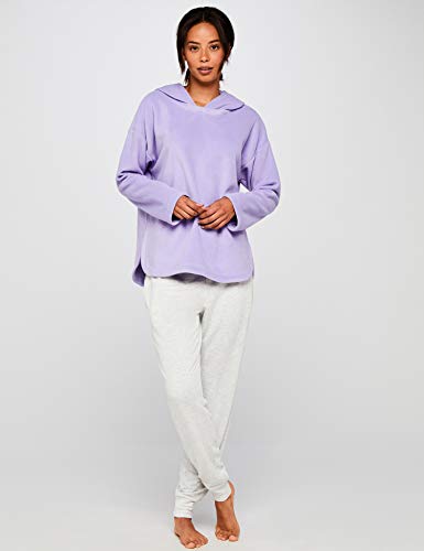 Marca Amazon - IRIS & LILLY Sudadera con Capucha con Orejas para Mujer, Morado (Violet Tulip), M, Label: M