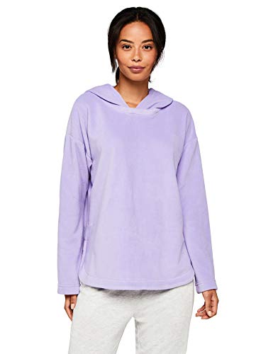 Marca Amazon - IRIS & LILLY Sudadera con Capucha con Orejas para Mujer, Morado (Violet Tulip), M, Label: M