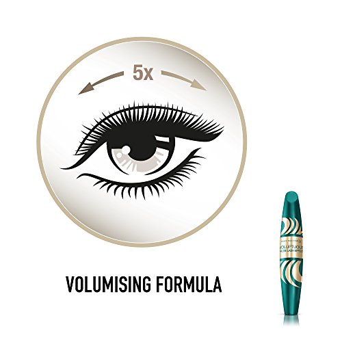 Max Factor Voluptuosa False Lash Effect Mascara, negro/marrón, paquete 1er (1 x 13 ml)