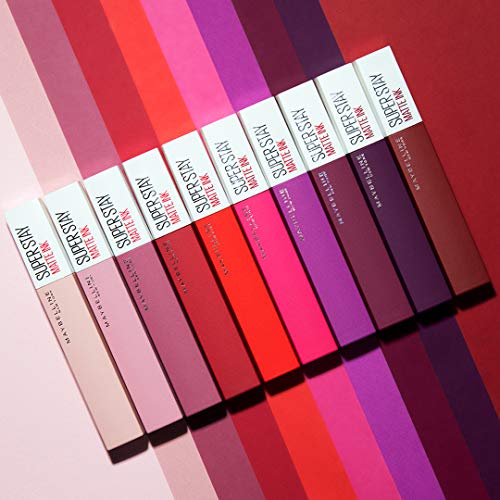 Maybelline New York - Superstay Matte Ink City Edition, Pintalabios, Tono N ° 125 Inspirer, Juego de 2