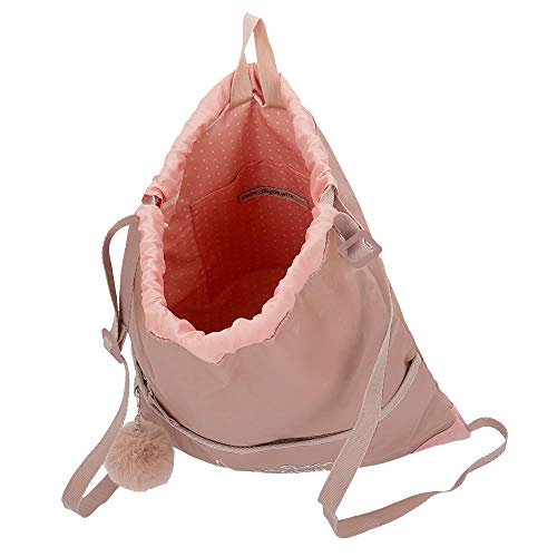 Mochila Saco Pepe Jeans Celia, Rosa, 35x46 cm