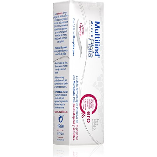 Multilind crema palpebral para cuidado intensivo de párpados en pieles atópicas, secas y extrasecas -15ml