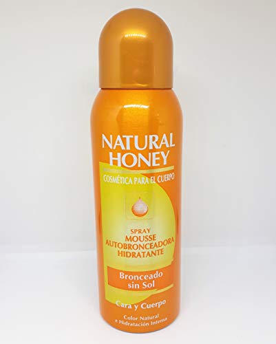 Natural Honey Spray Mousse Autobronceadora Hidratante Cara y cuerpo 125 ml