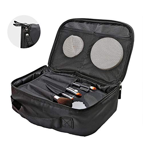 Nicokee Bolsa de maquillaje de viaje Berlín City Night azul oscuro Sky Cosméticos Organizador impermeable cepillo organizador bolsa para las mujeres