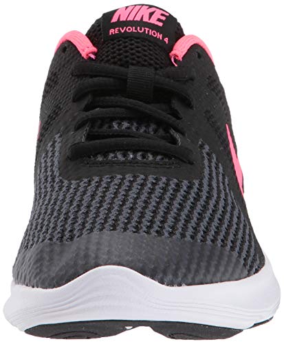 Nike Revolution 4 (GS), Zapatillas de Running para Niñas, Negro (Black/Racer Pink-White 004), 35.5 EU