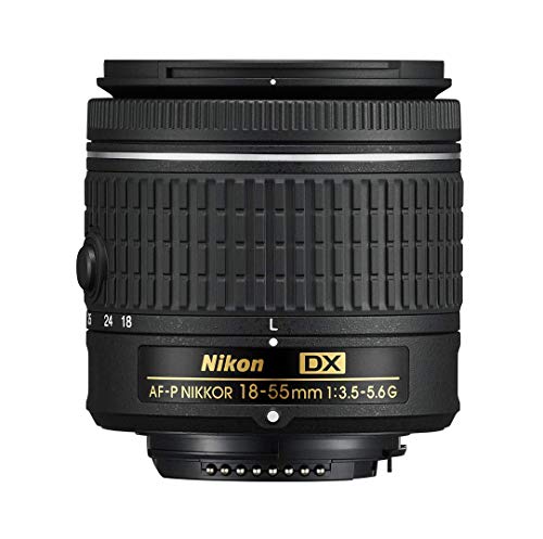 Nikon D3500 - Cámara Réflex, Kit con Objetivo 18/55, 24.2 MP, DX, CMOS, montura F, ISO 100-25600, USB, LCD TFT de 3.2", botón AE-L/AF-L, CPU, Modo Automático, color negro