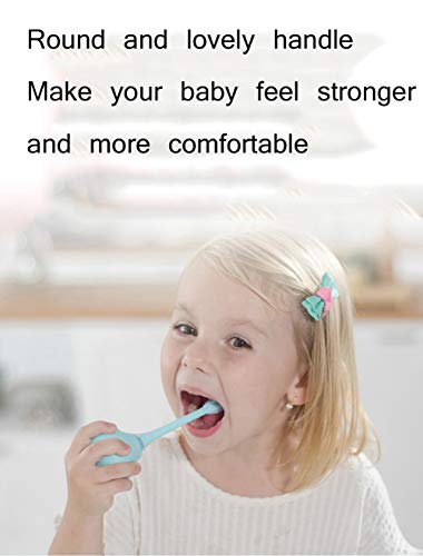 Niños De Cepillo De Dientes Eléctricos, Cepillo De Dientes Recargable De La Energía, Diseñado Para El Bebé De 2-12 Años, Ipx7 Impermeable, De Mano,Blue