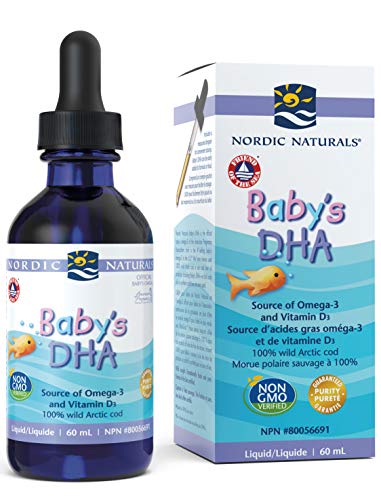 Nordic Naturals Baby Dha, 1050Mg Con Vitamina D3-60 Ml. 1 Unidad 140 g