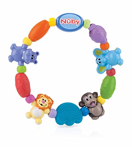 Nuby ID650 - Mordedor cadena animalitos