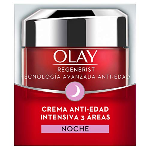 Olay Regenerist Crema de noche, Crema facial de noche sin fragancia con niacinamida y péptidos, 15 ml